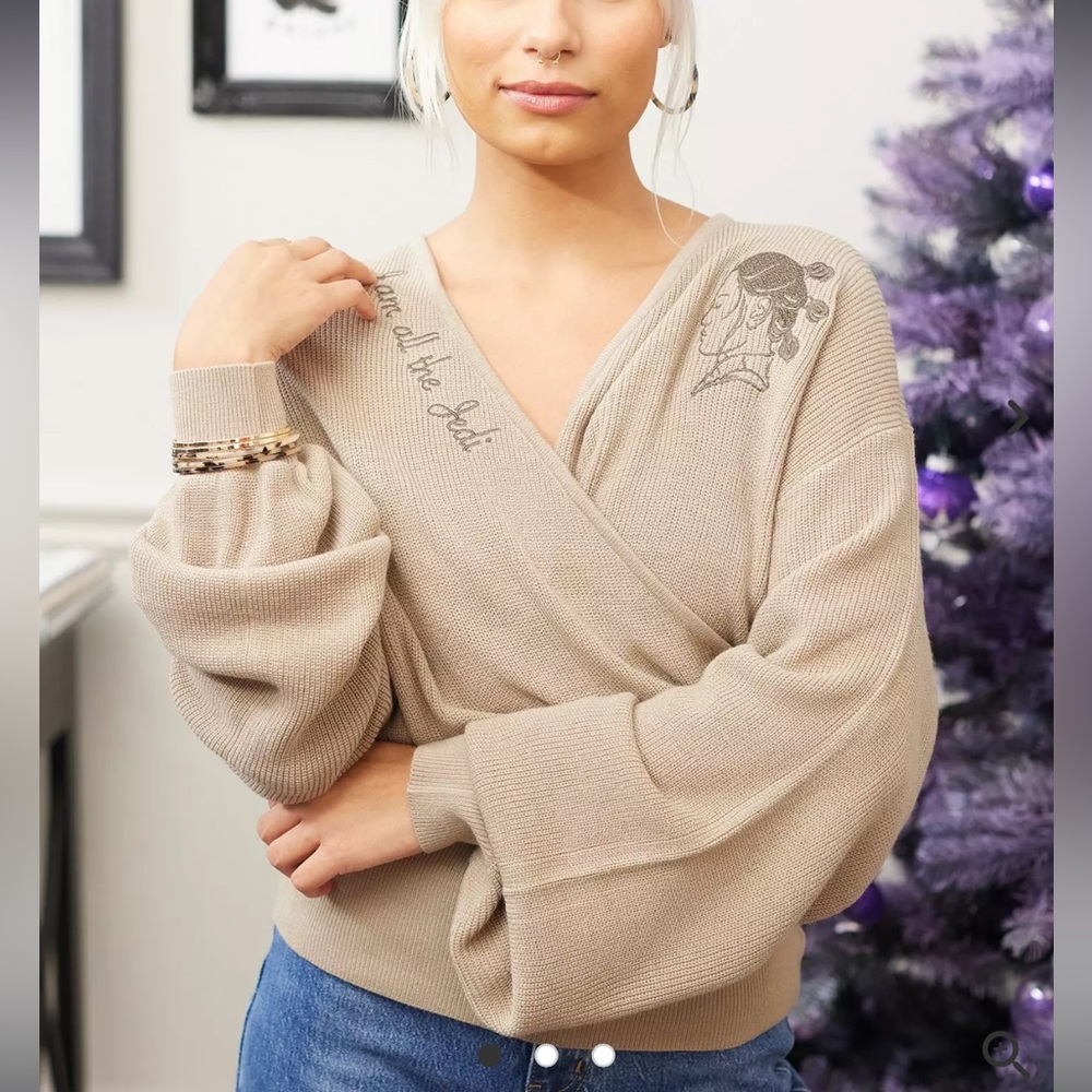 Her Universe Tan Knit Sweater